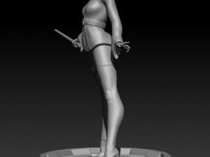 stylised princess leia organa 3D 打印模型