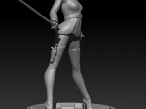 stylised princess leia organa 3D 打印模型