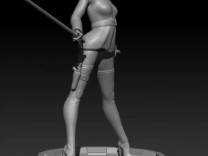 stylised princess leia organa 3D Print Model