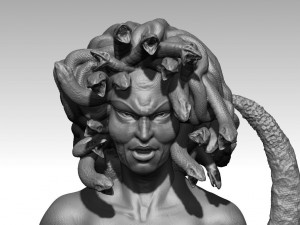 medusa Model do druku 3D