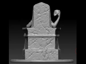 lady death comic book character 3D Print Model