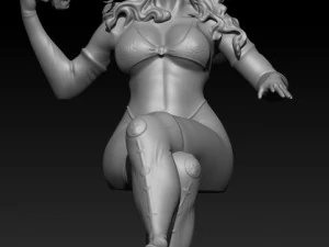 lady death comic book character 3D Print Model