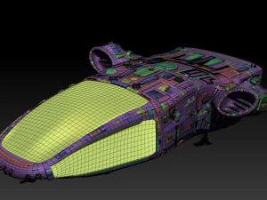 space freighter 3D Model