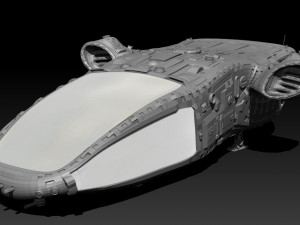 space freighter 3D Model