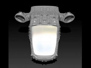 space freighter 3D Модель