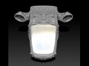 space freighter 3D Model