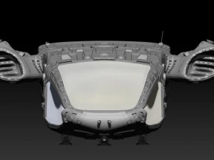 space freighter 3D Model