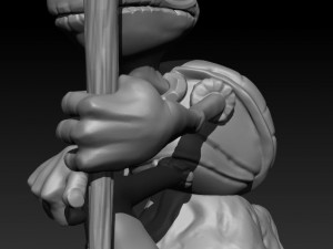 tortoise desktop model - pen holder Modello 3D