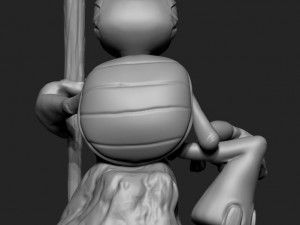 tortoise desktop model - pen holder Modello 3D