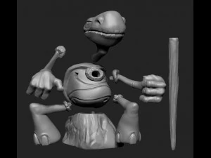 tortoise desktop model - pen holder 3D Model