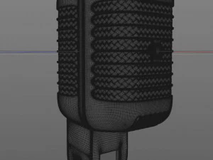 shure retro microphone 3D Model