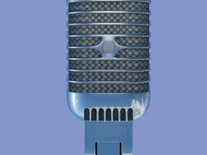 shure retro microphone Model 3D