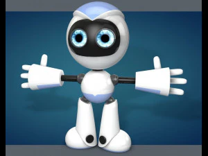 simple robot 3D Model