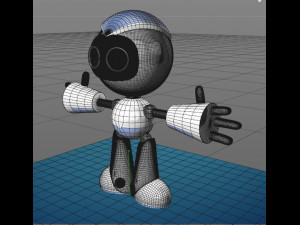 simple robot Modelo 3D