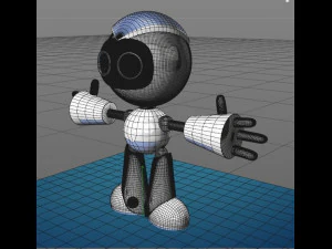 simple robot 3D Model