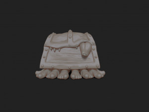 terry pratchett jewellry-trincket box 3d print model Modelo de Impressão 3D