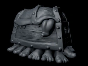 terry pratchett jewellry-trincket box 3d print model 3D Print Model