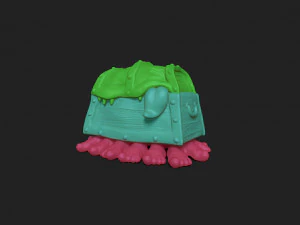 terry pratchett jewellry-trincket box 3d print model 3D Print Model