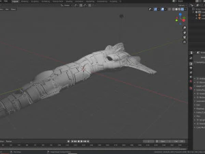 зоряний винищувач низькополігональний 3D Модель