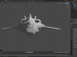 starfighter low-poly Model 3D