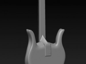 cool electric guitar 3D Model