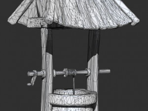 old well low-poly 3D Модель
