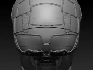 terminator-esque mech skull Model 3D