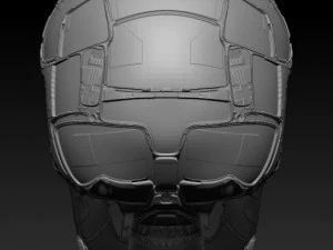 terminator-esque mech skull 3D Model