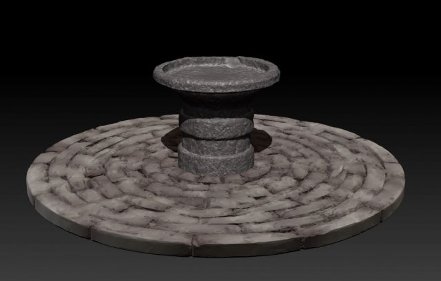 alter sacrificial platform Modello 3D .c4d .max .obj .3ds .fbx .stl .blend 