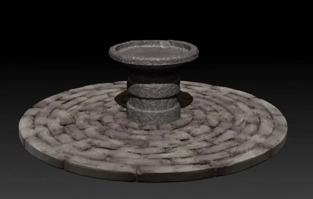 alter sacrificial platform 3D Model .c4d .max .obj .3ds .fbx .stl .blend 