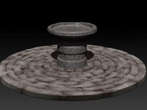alter sacrificial platform 3D 模型