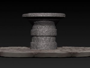 alter sacrificial platform Modello 3D
