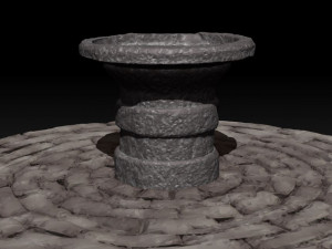 alter sacrificial platform Modello 3D