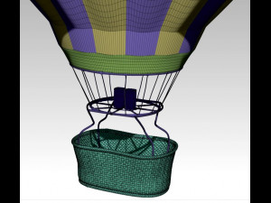 hot air balloon 3D-Modell