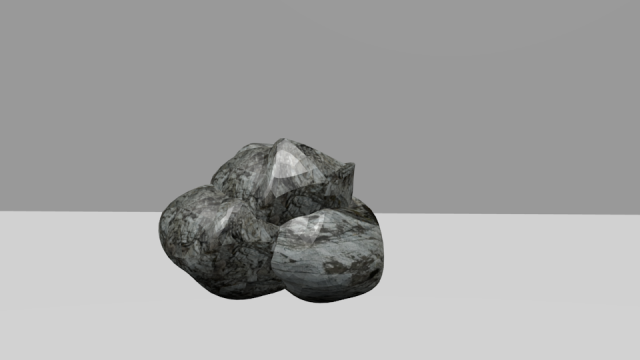 rock for game 3D Model .c4d .max .obj .3ds .fbx .stl .blend 