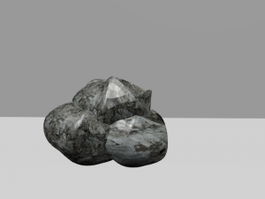 rock for game 3D Model