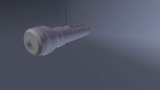tatical flashlight 3D 모델 .c4d .max .obj .3ds .fbx .stl .blend 