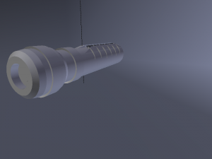 tatical flashlight 3D Model