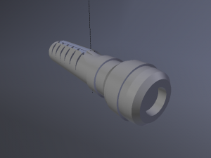 tatical flashlight 3D 모델