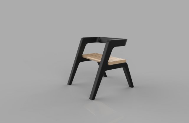 chair 3D Model .c4d .max .obj .3ds .fbx .stl .blend 