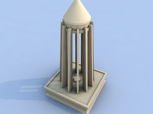 ibn sina temple 3D प्रिंट मॉडल
