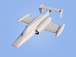 race jet airplane 3D प्रिंट मॉडल