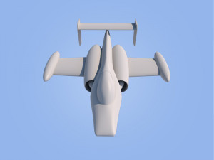 race jet airplane 3D प्रिंट मॉडल