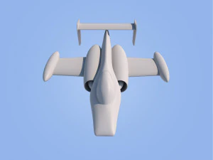 race jet airplane 3D Print Model