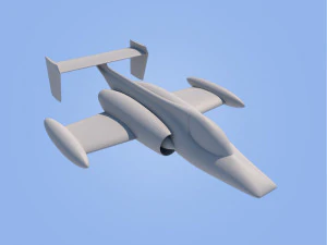 race jet airplane 3D Print Model