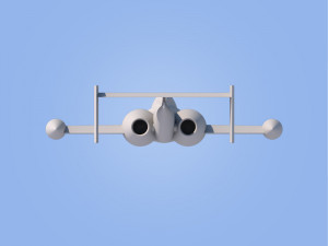 race jet airplane 3D प्रिंट मॉडल