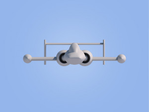 race jet airplane 3D प्रिंट मॉडल