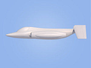 race jet airplane 3D प्रिंट मॉडल