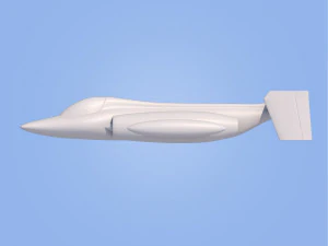 race jet airplane 3D Print Model