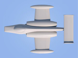race jet airplane 3D Print Model